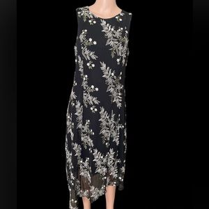 Alfani Asymmetrical Dress Floral Design